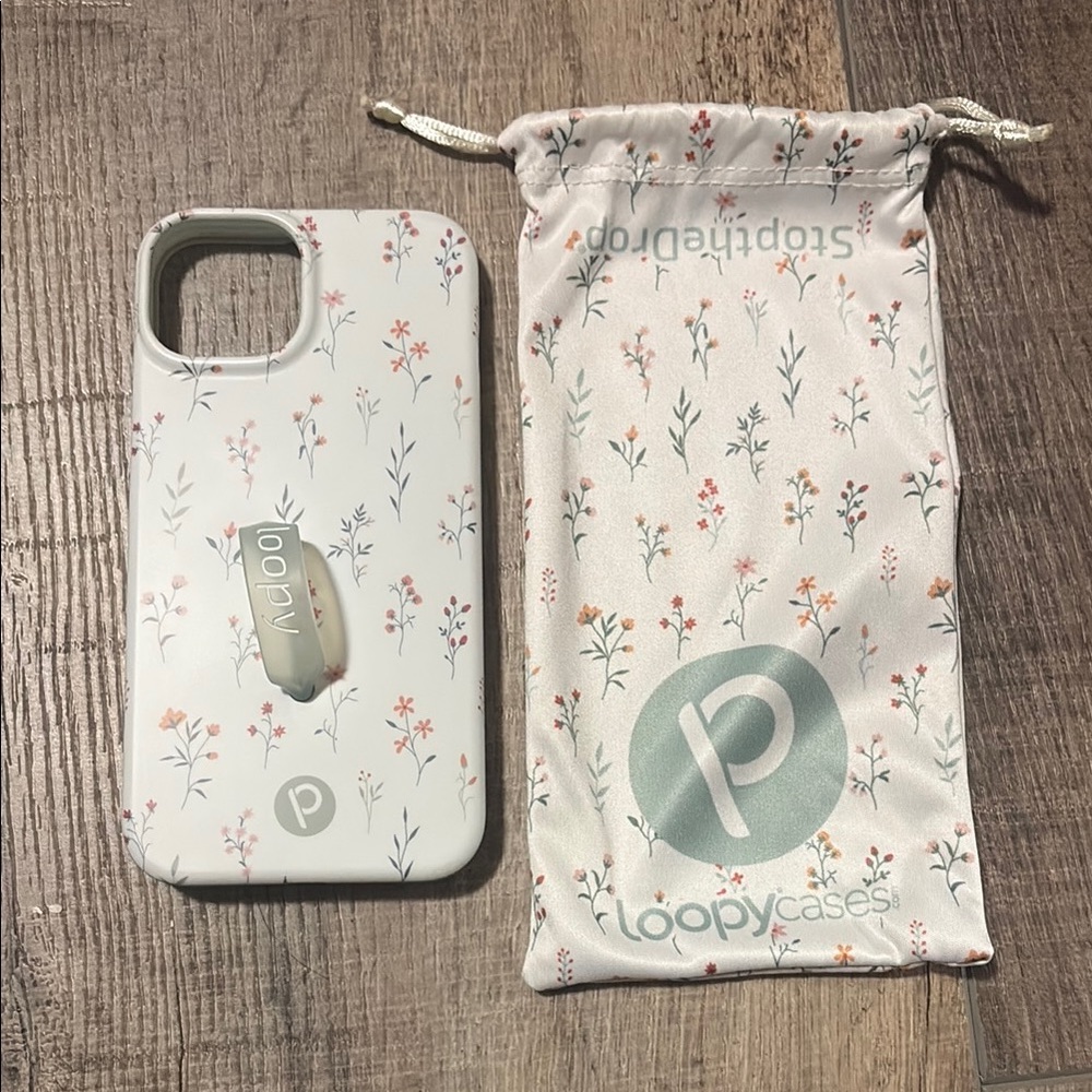 Loopy Case Floral White Phone Case